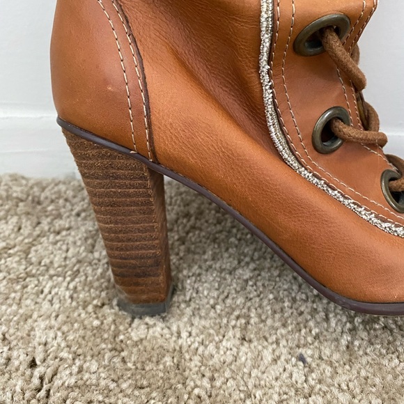 Seychelles Lace-Up  Boots-Anthropology Size 7 - Picture 6 of 16